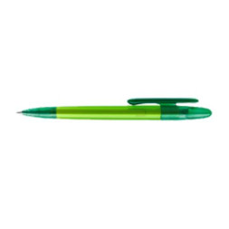 Ручка кулькова поворотна, корпус світло-зелений под Нанесение логотипа